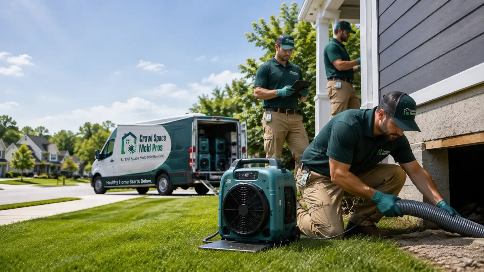 Crawl Space Mold Removal in Colwell, IA